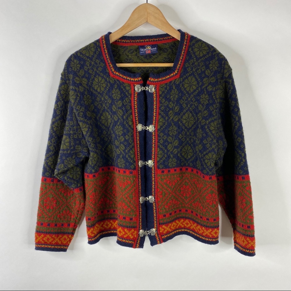 Skjaeveland Sweater Norway Fair Isle Cardigan